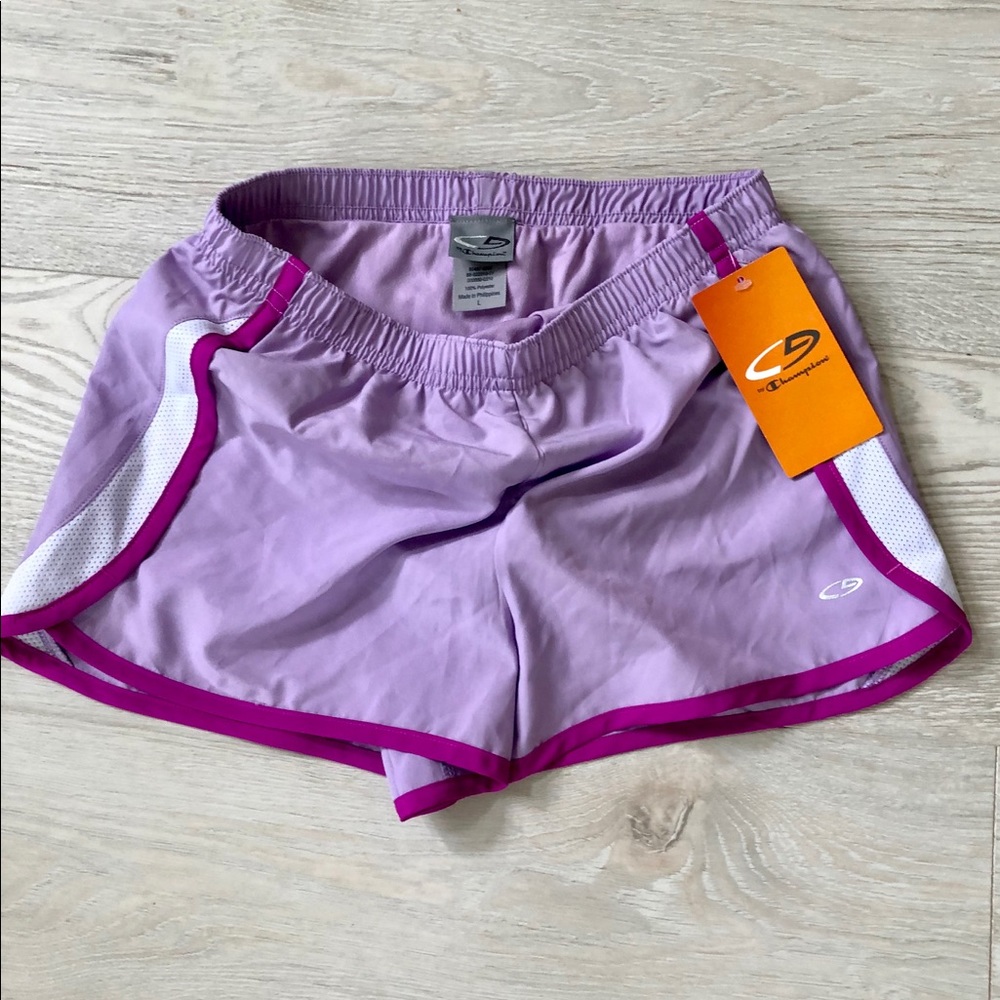 NWT Champion Girls Running Athletic Gym Duo Shorts - Picture 2 of 16